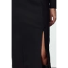 Women Fashion Stylish Midi Length V Neck Regular Bodycon Woven Dress