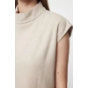 Women Fashion Stylish Mini Length Stand Collar Regular Straight Cut Woven Dress