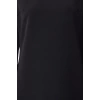 Women Fashion Stylish Mini Length Crew Neck Relaxed Straight Cut Rose Detailed Woven Dress