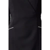 Women Fashion Stylish Mini Length Double Breasted Fitted Body-Smooth Stone Stripe Detailed Woven Dress