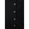 Women Fashion Stylish Mini Length Square Collar Regular Polyviscon Fabric Lined Woven Jacket Dress
