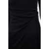 Women Fashion Stylish Mini Length Crew Neck Slim Fitted Bodycon Elastic Ribbed Knit Dress