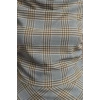 Women Fashion Stylish Midi Length Cowl Neck Regular Plaid Checkered A Cut Flannel Fabric Winter Woven Dress