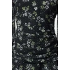 Womens Fashion Mini Length Stand Collar Regular Polka Dot A Cut Draped Chiffon Lined Woven Winter Dress