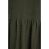 Women Fashion Stylish Mini Length Stand Collar Regular Plain Wide Cut Polka Dot Chiffon Fabric Woven Winter Dress