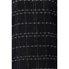 Women Fashion Stylish Mini Length U Neck Regular Plaid Checked Tweed Vest Woven Dress