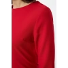 Women Fashion Stylish Midi Length Crew Neck Regular Bodycon Woven Dress