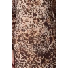 Women Fashion Stylish Maxi Length Shirt Collar Regular Limited Edition Leopard Woven Dress