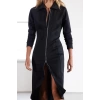 Women Fashion Stylish Midi Length Polo Neck Slim Limited Edition Fitted Bodycon Knitted Dress