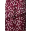 Women Fashion Stylish Maxi Length Crew Neck Regular Flounce Detailed Lined Chiffon Woven Winter Dress