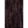 Women Fashion Stylish Mini Length Stand Collar Regular Shawl Patterned Loose Fit Lined Chiffon Woven Winter Dress