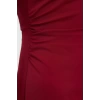 Women Fashion Stylish Midi Length Crew Neck Regular Plain Pattern Woven Dress