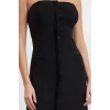 Women Fashion Stylish Midi Length Strapless Regular Woven Dress