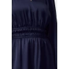 Women Fashion Stylish Mini Length V Neck Regular A Cut Satin Woven Dress