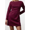 Women Fashion Stylish Mini Length Crew Neck Regular Straight Cut Woven Dress