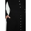 Women Fashion Stylish Maxi Length Shirt Collar Regular Belted Button Detailed Woven Dress