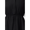 Women Fashion Stylish Mini Length Shirt Collar Regular Balloon Skirt Woven Dress