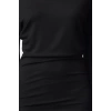 Women Fashion Stylish Mini Length Asymmetrical Neck Slim Bodycone Fitted Knitted Dress