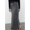 Women Fashion Style Midi Unlined Knitwear Premium Yarn Special Yarn Midi Knitwear Skirt