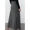 Women Fashion Style Midi Unlined Knitwear Premium Yarn Special Yarn Midi Knitwear Skirt