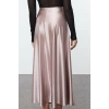 Women Fashion Style Midi Unlined Knitted A Line Bell Cut Midi Skirt