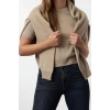 Women Fashion Stylish Crew Neck Standard Sleeve Regular Basic Cardigan-Blouse Knitwear Cardigan