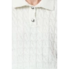 Women Fashion Stylish Polo Neck Standard Sleeve Regular Soft Textured Glittery Knitwear Sweater