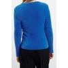 Women Fashion Stylish Crew Neck Standard Sleeve Regular Soft Texture Knitwear Sweater