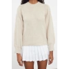 Women Fashion Stylish Crew Neck Standard Sleeve Regular Soft Texture Knitwear Sweater
