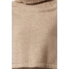 Women Fashion Stylish Stand Collar Standard Sleeve Regular Soft Texture Poncho Knitwear Sweater