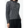 Women Fashion Stylish Crew Neck Standard Sleeve Regular Glitter Knitted Sweater