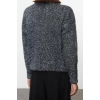 Women Fashion Stylish Crew Neck Standard Sleeve Regular Glitter Knitted Sweater