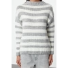 Women Fashion Stylish Crew Neck Standard Sleeve Regular Color Block Knitwear Sweater