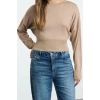 Women Fashion Stylish Crew Neck Standard Sleeve Regular Basic Premium Quality Knitwear Sweater