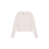Women Fashion Stylish Crew Neck Standard Sleeve Regular Soft Texture Knitwear Sweater