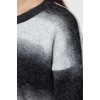 Women Fashion Stylish Crew Neck Standard Sleeve Regular Soft Texture Color Block Knitwear Sweater