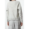 Women Fashion Stylish Crew Neck Standard Sleeve Regular Soft Texture Geometric Pattern Knitwear Sweater