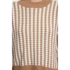 Women Fashion Stylish Crew Neck Standard Sleeve Regular Basic Striped Knitwear Sweater