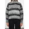 Women Fashion Stylish Stand Collar Standard Sleeve Regular Soft Texture Knitwear Sweater