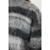 Women Fashion Stylish Stand Collar Standard Sleeve Regular Soft Texture Knitwear Sweater