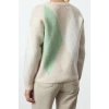 Women Fashion Stylish Crew Neck Standard Sleeve Regular Soft Textured Diamond Patterned Knitwear Sweater