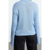 Women Fashion Stylish Crew Neck Standard Sleeve Regular Wide Pattern Knitwear Sweater