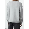 Women Fashion Stylish Crew Neck Standard Sleeve Regular Wide Pattern Basic Knitwear Sweater