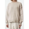 Women Fashion Stylish Crew Neck Standard Sleeve Regular Wide Pattern Basic Knitwear Sweater