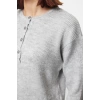 Women Fashion Stylish Crew Neck Standard Sleeve Regular Soft Texture Wide Pattern Basic Knitwear Sweater