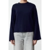 Women Fashion Stylish Crew Neck Standard Sleeve Regular Basic Knitwear Sweater