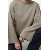 Women Fashion Stylish Crew Neck Standard Sleeve Regular Basic Knitwear Sweater
