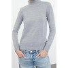Women Fashion Stylish Turtleneck Standard Sleeve Regular Basic Three Piece Set Knitwear Sweater