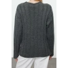 Women Fashion Stylish Stand Collar Standard Sleeve Regular Soft Texture Basic Knitwear Sweater