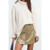 Women Fashion Stylish Turtleneck Regular Sleeve Regular Knitted Sweater